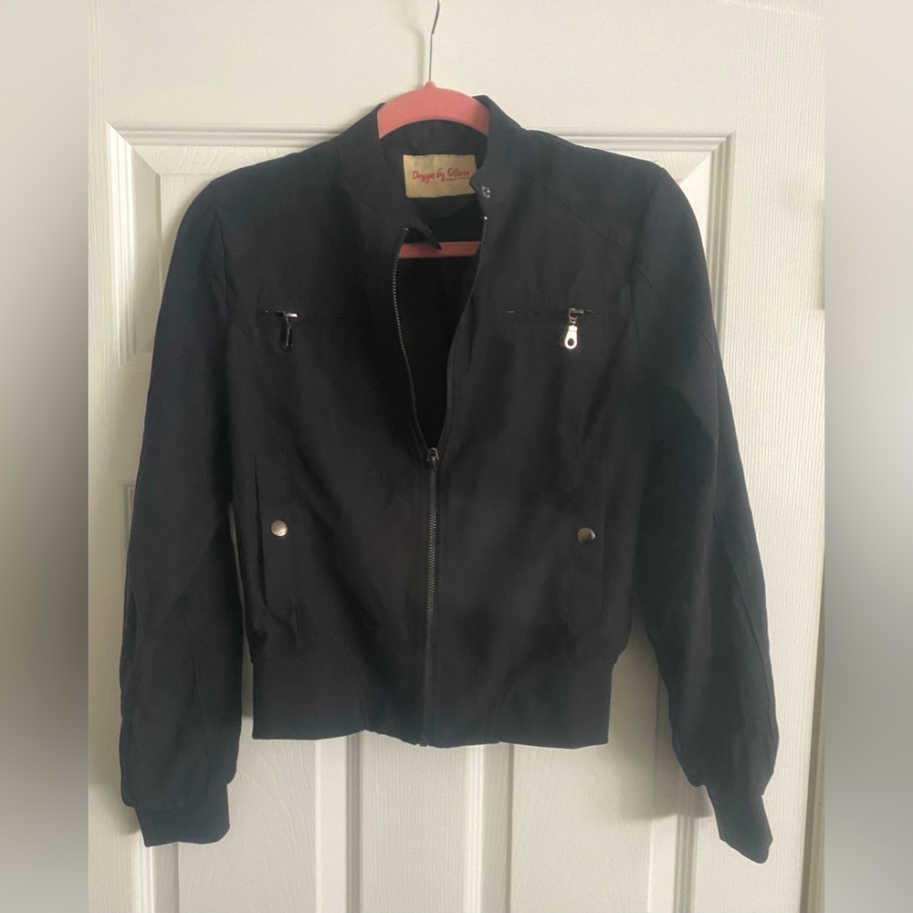 Black Cropped Jacket